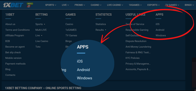 how to download 1xbet app