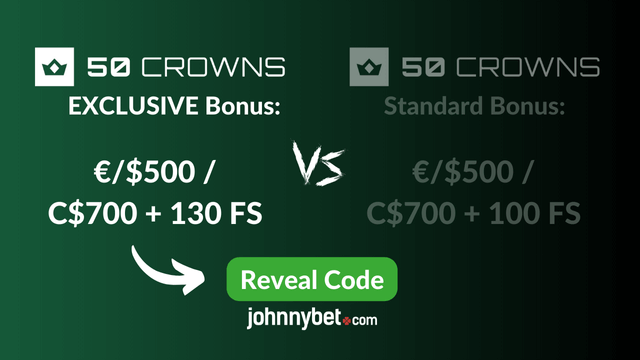 50 crowns bonus code 2025