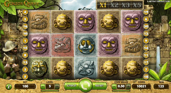 ゴンゾーズクエスト オンラインスロット